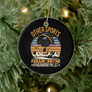 Paramotor Pilot Paramotoring Ceramic Ornament