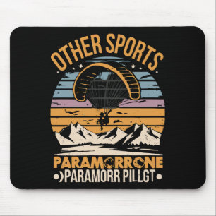 Paramotor Pilot Paramotoring Mouse Pad