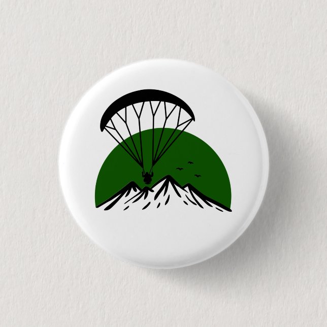 Paramotor Retro  Button (Front)