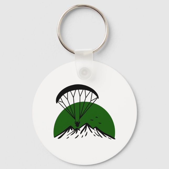 Paramotor Retro  Keychain (Front)