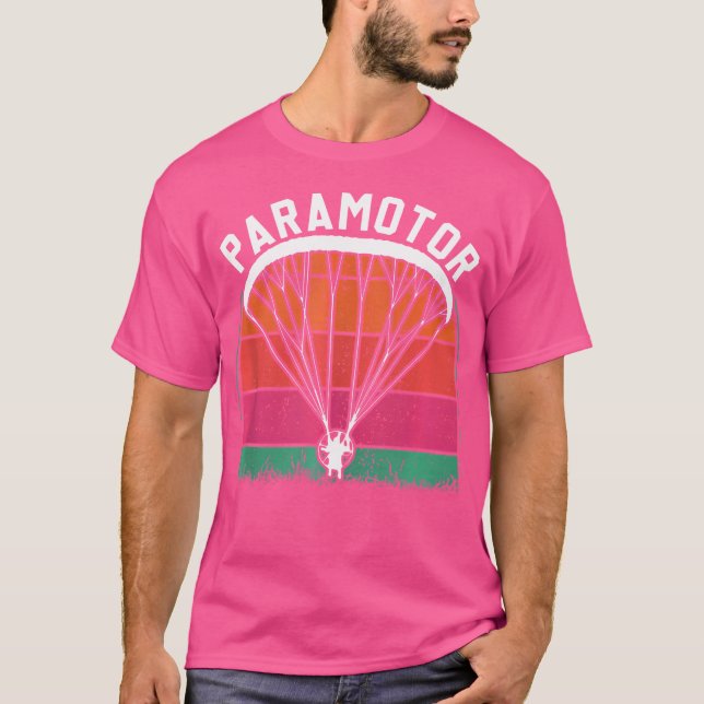 Paramotoring Pilot Paramotor Ppg Hang Gliding T-Shirt (Front)