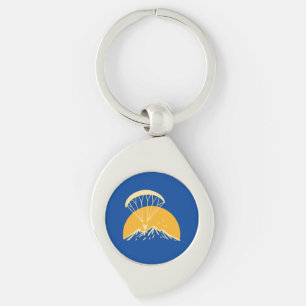 Paramotoring Retro Keychain