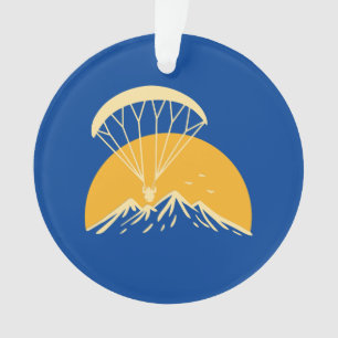 Paramotoring Retro Ornament