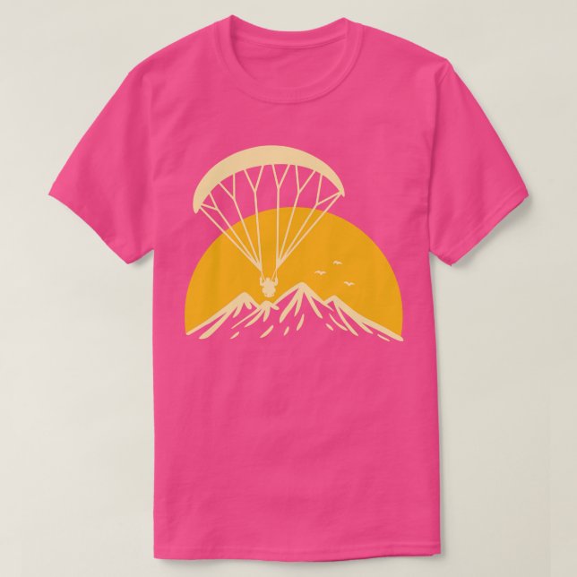 Paramotoring Retro T-Shirt (Design Front)