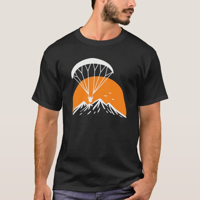 Paramotoring Retro Vintage T-Shirt (Front)