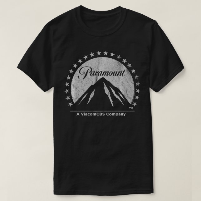 Paramount Simple Vintage Logo Premium T-Shirt (Design Front)