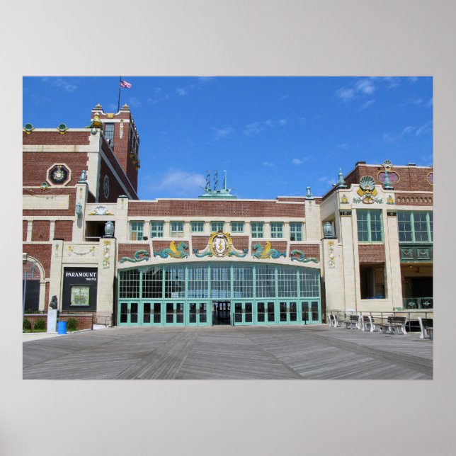 Paramount Theatre / Theater Asbury Park NJ Poster (Front)