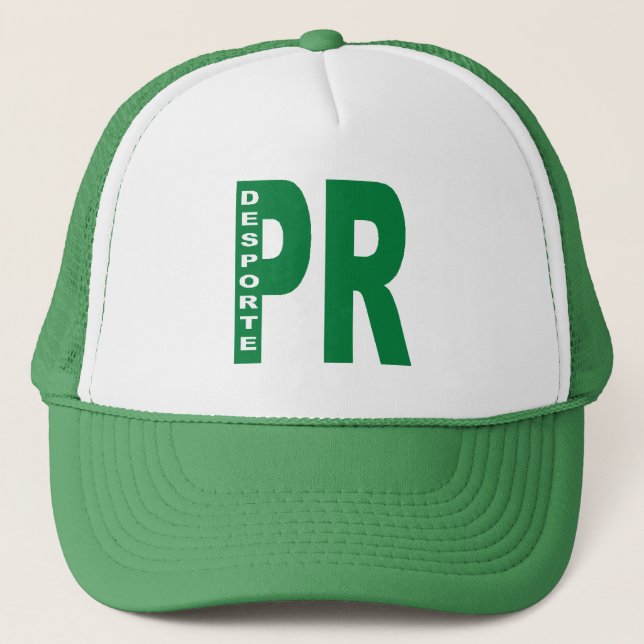 ParANA DESPORT BR White/Green Trucker cap (Front)