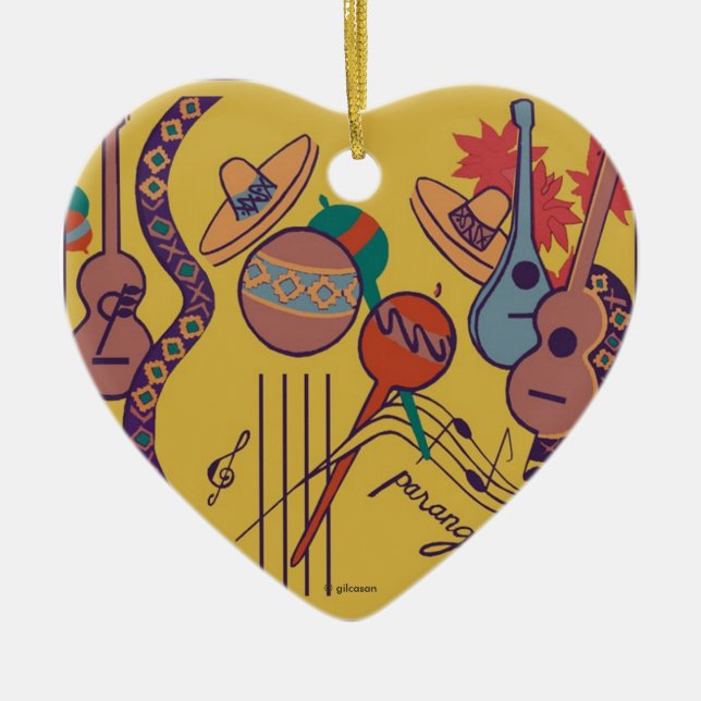 Parang Parang! Ceramic Ornament (Front)