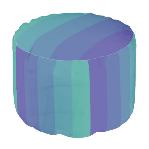 Paranoia Color Palette Blue Sky Cyan Seat Chair Pouf