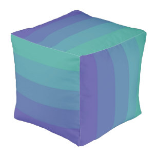 Paranoia Color Palette Blue Sky Cyan Seat Chair Pouf