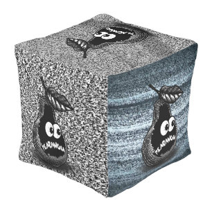 Paranoia / Pearanoia TV Static Noise seat chair Pouf