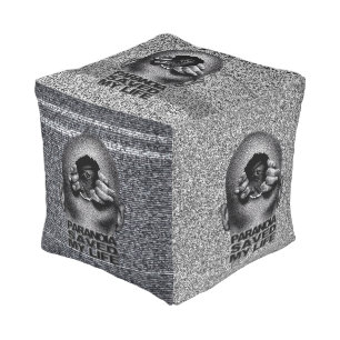 Paranoia / Pearanoia TV Static Noise seat chair Pouf