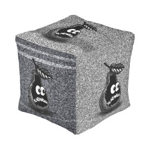 Paranoia / Pearanoia TV Static Noise seat chair Pouf