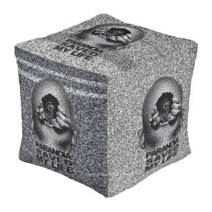 Paranoia / Pearanoia TV Static Noise seat chair Pouf