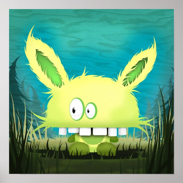 "Paranoid Chomper" Print (Front)