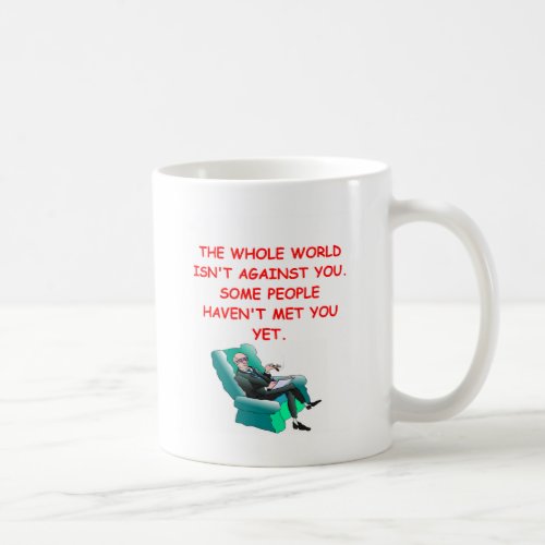 paranoid coffee mug