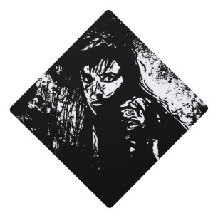 Paranoid Day Graduation Cap Topper