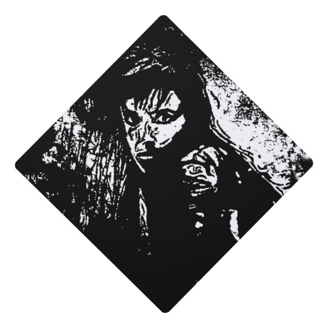 Paranoid Day Graduation Cap Topper (Front)