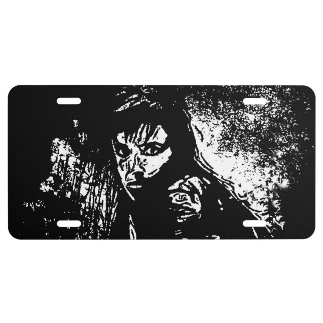 Paranoid Day License Plate (Front)