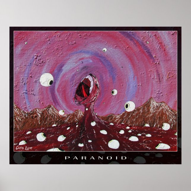 Paranoid Poster (Front)