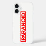 Paranoid Stamp iPhone 16 Case