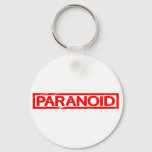 Paranoid Stamp Keychain