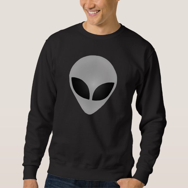 Paranormal Alien Head Sweatshirt (Front)