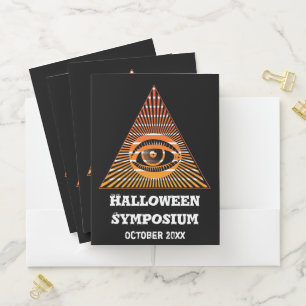 Paranormal All Seeing Eye of Providence Spiritual Pocket Folder