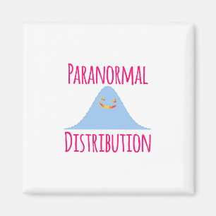 Paranormal Distribution Fun Halloween Normal Ghost Magnet