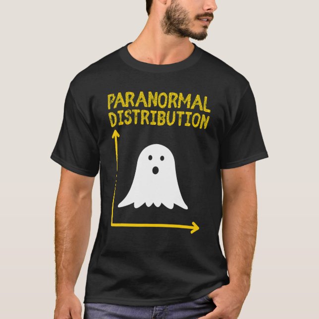Paranormal Distribution  Halloween School Psycholo T-Shirt (Front)