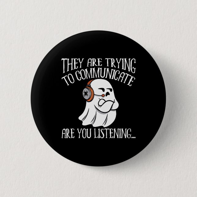Paranormal Evp Hunting Ghost Hunter Adventures 2  Button (Front)