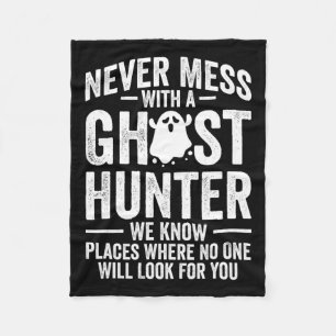 Paranormal Evp Hunting Ghost Hunter Adventures 2 Fleece Blanket
