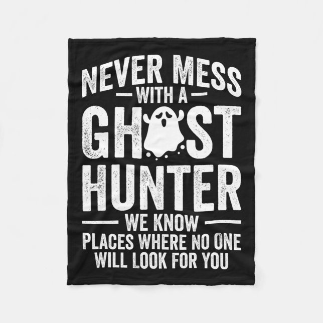 Paranormal Evp Hunting Ghost Hunter Adventures 2  Fleece Blanket (Front)