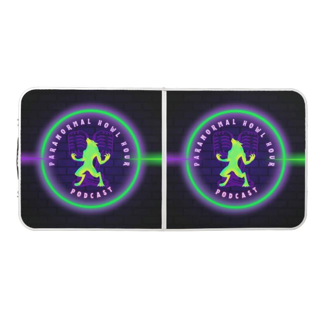 Paranormal Howl Hour Beer Pong Table - TG (Top)