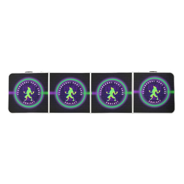 Paranormal Howl Hour Regulation Beer Pong Table (Top)