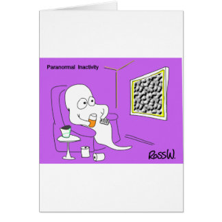 Paranormal inactivity. cards