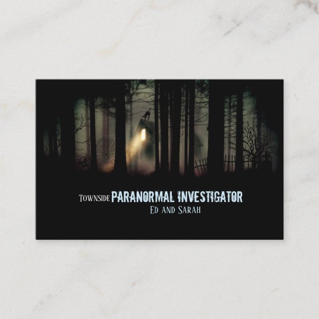 Paranormal Investigator 2 Business Card (Front)