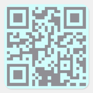 Paranormal Investigator Bar Code Square Sticker