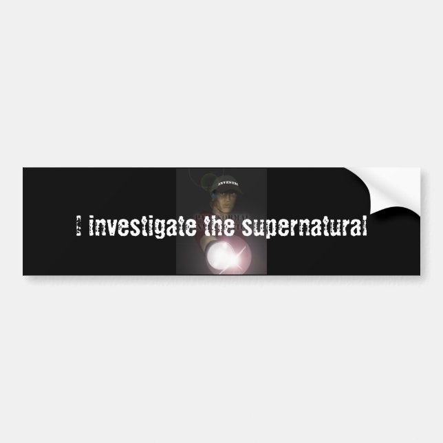 Paranormal Investigator Bumper Sticker (Front)