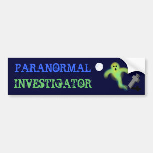 PARANORMAL INVESTIGATOR BUMPER STICKER