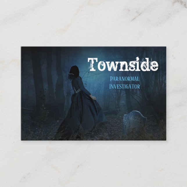 Paranormal Investigator Business Card (Front)