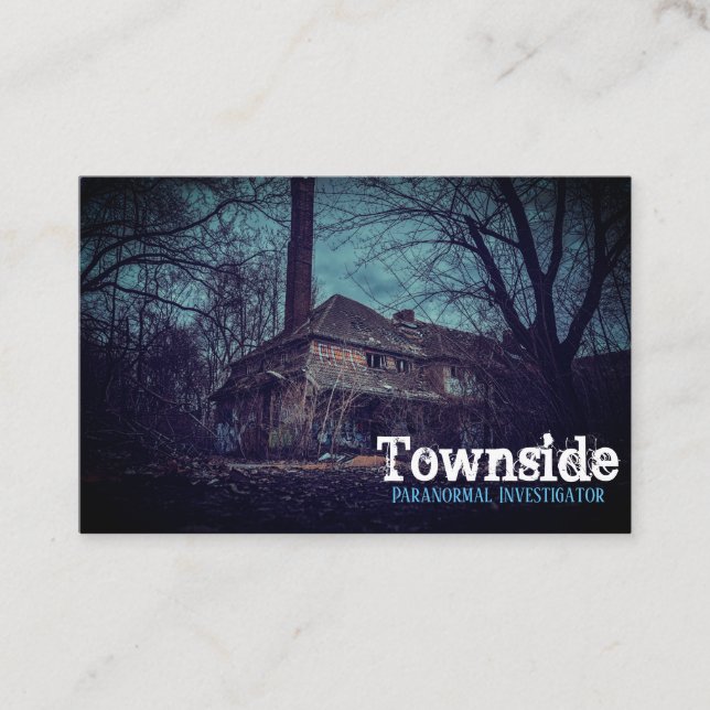 Paranormal Investigator Business Card (Front)