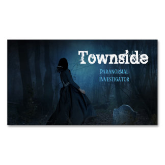 Paranormal Investigator Business Card Magnet