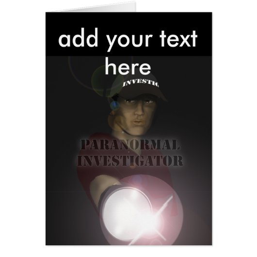 Paranormal Investigator Cards (Front)
