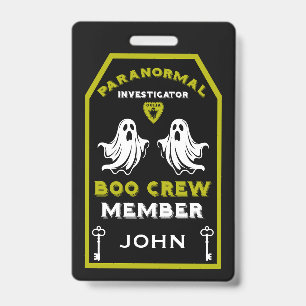 Paranormal investigator Ghost Hunter Badge