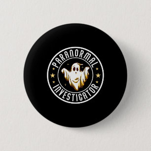 Paranormal Investigator Ghost Hunter Ghost Hunting Button