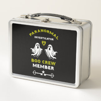 Paranormal investigator Ghost Hunter Metal Lunch Box