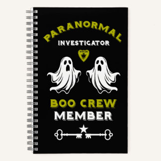 Paranormal investigator Ghost Hunter Notebook