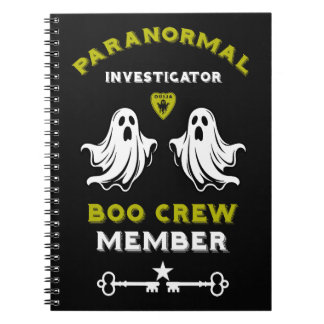 Paranormal investigator Ghost Hunter Notebook
